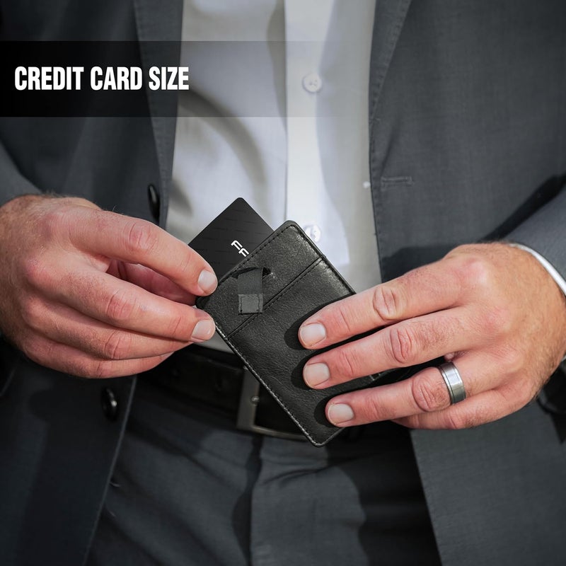 Faraday Defense Faraday Card - RFID Scrambler | Premium Contactless Debit/Credit Card Scrambler | RFID Blocking | For Men & Women | Slim Design | Fits in Most Wallets and Purses - Image 4